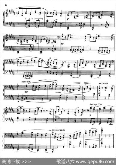Prokofiev-TenPiecesOp.12（普罗科菲耶夫-10首小品·4）|谢尔盖·普罗科菲耶夫