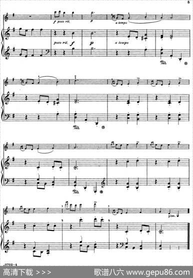 Grandmother'sMenuet（小提琴+钢琴伴奏）|Grieg曲MischaElman改编