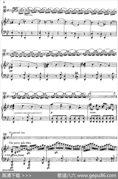 g小调小提琴协奏曲Op.26（I、Vorspiel、小提琴+钢琴伴奏）|马克斯·布鲁赫