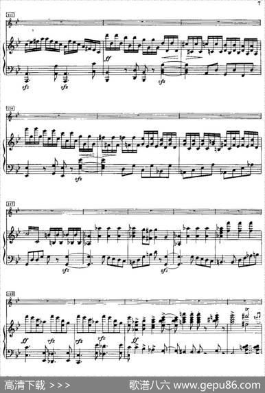 g小调小提琴协奏曲Op.26（I、Vorspiel、小提琴+钢琴伴奏）|马克斯·布鲁赫