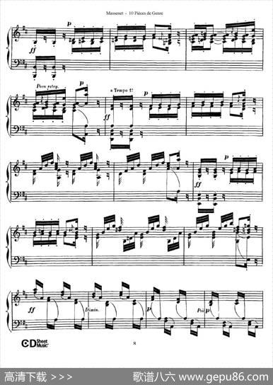 DixPiècesdeGenreOp.10（10首个性小品·Ⅱ）|朱尔斯·埃米尔·马斯涅