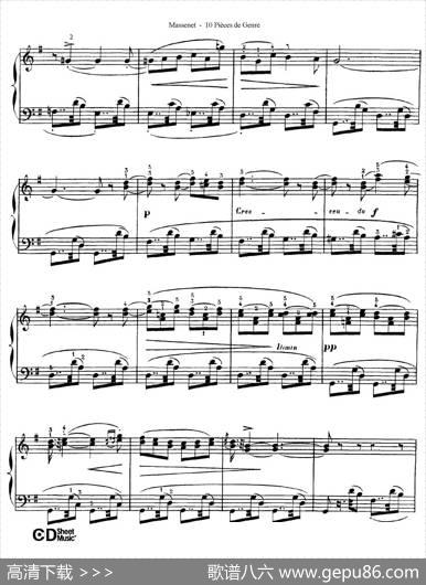 DixPiècesdeGenreOp.10（10首个性小品·Ⅲ）|朱尔斯·埃米尔·马斯涅