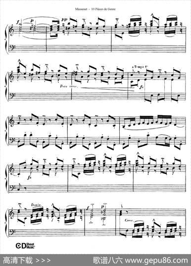 DixPiècesdeGenreOp.10（10首个性小品·Ⅳ）|朱尔斯·埃米尔·马斯涅