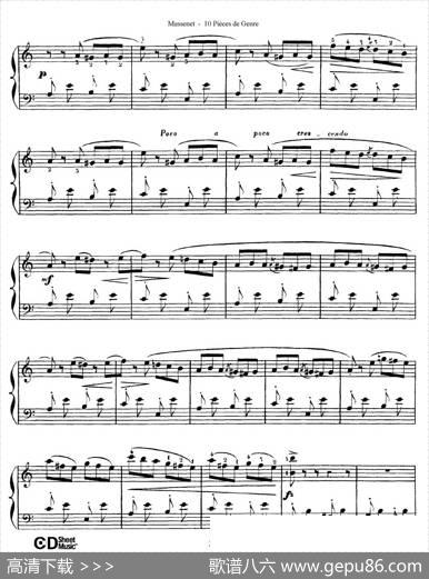 DixPiècesdeGenreOp.10（10首个性小品·Ⅵ）|朱尔斯·埃米尔·马斯涅