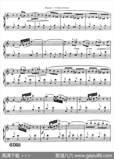 DixPiècesdeGenreOp.10（10首个性小品·Ⅵ）|朱尔斯·埃米尔·马斯涅