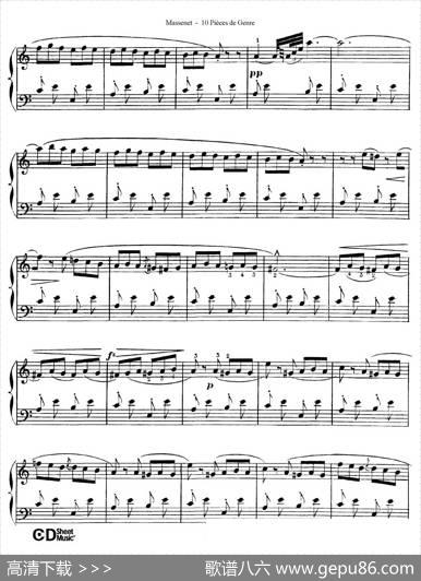 DixPiècesdeGenreOp.10（10首个性小品·Ⅵ）|朱尔斯·埃米尔·马斯涅
