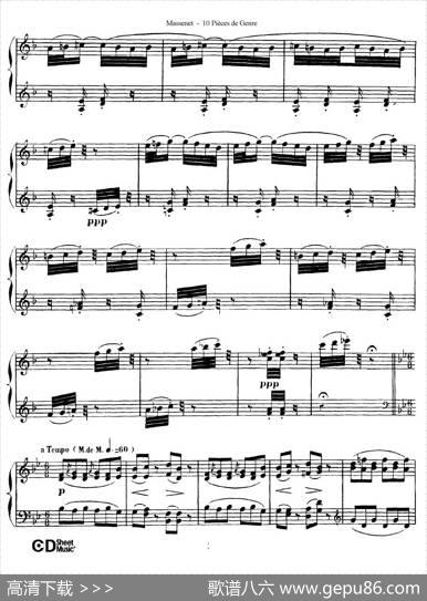 DixPiècesdeGenreOp.10（10首个性小品·Ⅷ）|朱尔斯·埃米尔·马斯涅