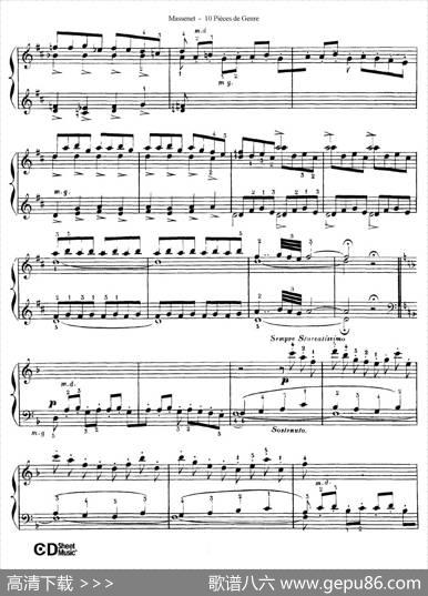 DixPiècesdeGenreOp.10（10首个性小品·Ⅹ）|朱尔斯·埃米尔·马斯涅