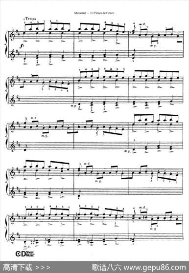 DixPiècesdeGenreOp.10（10首个性小品·Ⅹ）|朱尔斯·埃米尔·马斯涅