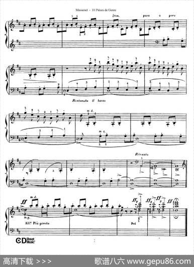 DixPiècesdeGenreOp.10（10首个性小品·Ⅹ）|朱尔斯·埃米尔·马斯涅