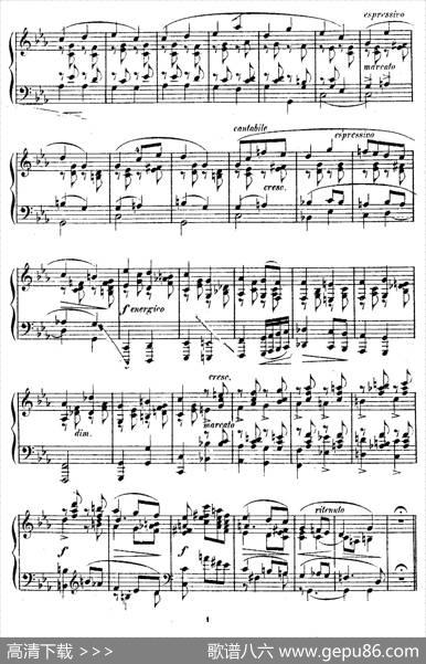 DouzeEtudesdeSalonOp.5（12首沙龙练习曲·1）|阿道夫·冯·亨赛尔特