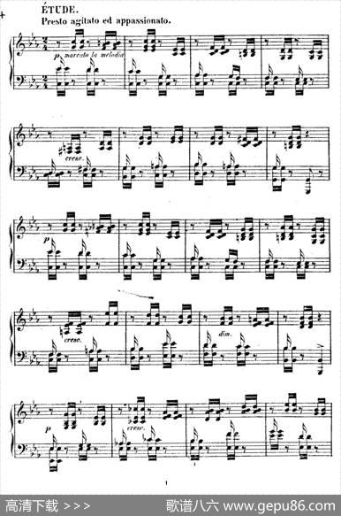 DouzeEtudesdeSalonOp.5（12首沙龙练习曲·1）|阿道夫·冯·亨赛尔特
