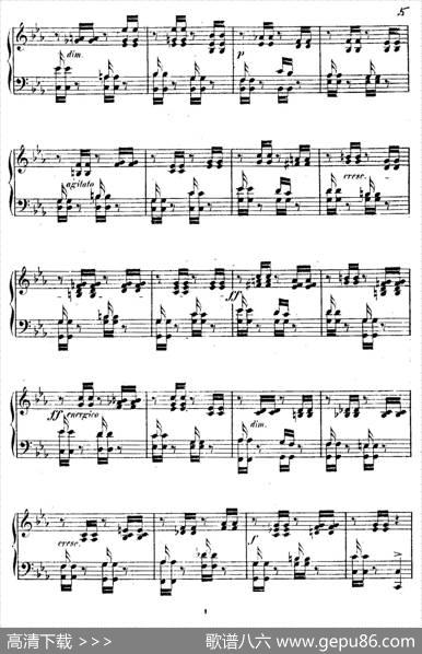 DouzeEtudesdeSalonOp.5（12首沙龙练习曲·1）|阿道夫·冯·亨赛尔特