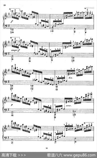 DouzeEtudesdeSalonOp.5（12首沙龙练习曲·2）|阿道夫·冯·亨赛尔特