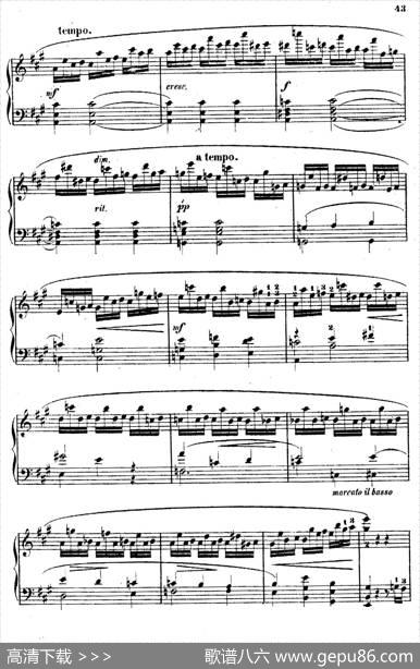 DouzeEtudesdeSalonOp.5（12首沙龙练习曲·9）|阿道夫·冯·亨赛尔特