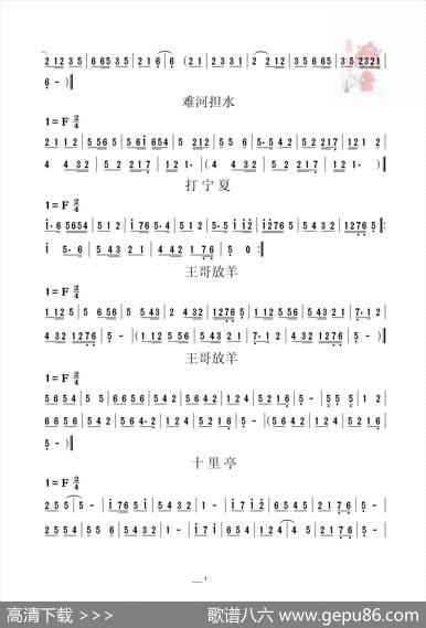 民勤小曲曲调|金海洋