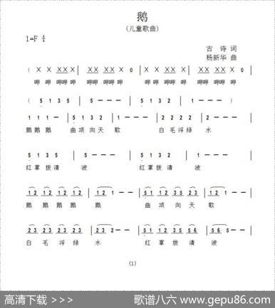 鹅（杨新华词曲） - 杨新华|杨新华