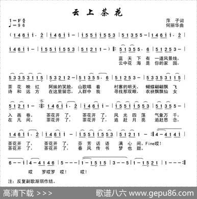 云上茶花 - 萍子|何丽华