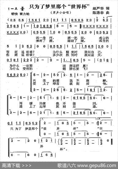只为了梦里那个“世界杯” - 赵严华|陈涤非