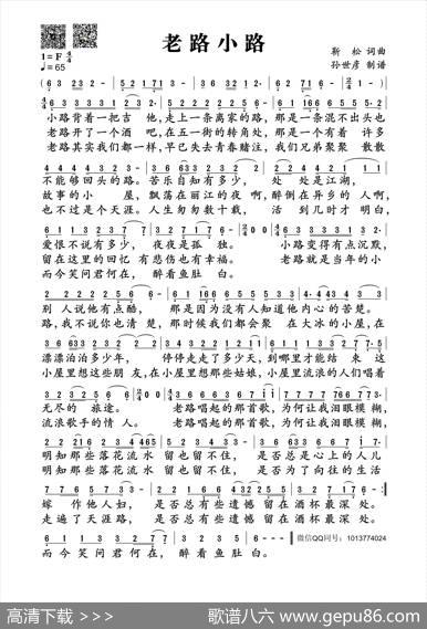 老路小路