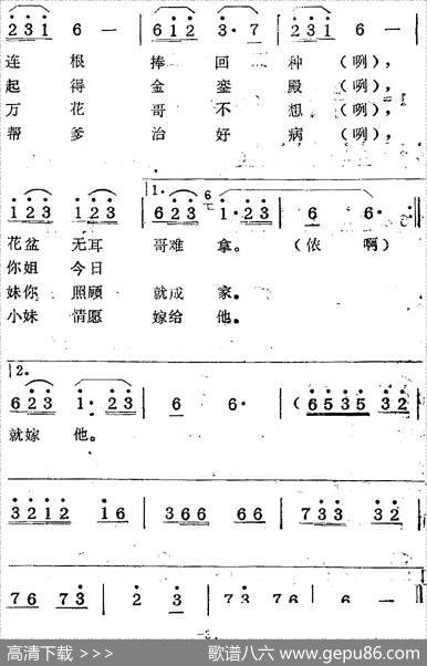 歌剧《蛇郎》选曲：第一场牡丹树上两枝花（曲十三）|范西姆