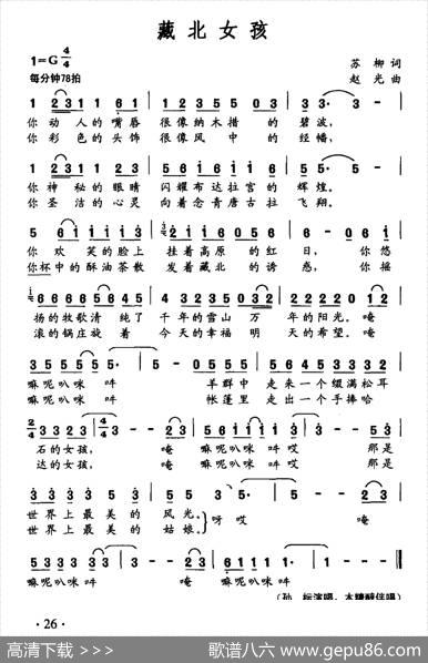 臧北女孩 - 苏柳|赵光