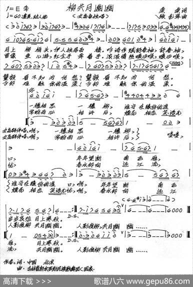 柳共月幽幽 - 荣荣|张艺军