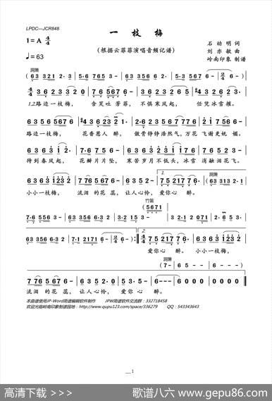 一枝梅 - 石幼明|刘亦敏