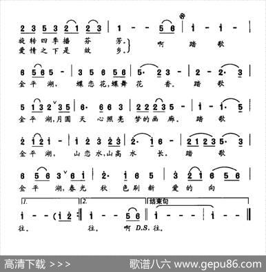 踏歌金平湖 - 华友国|赵乐