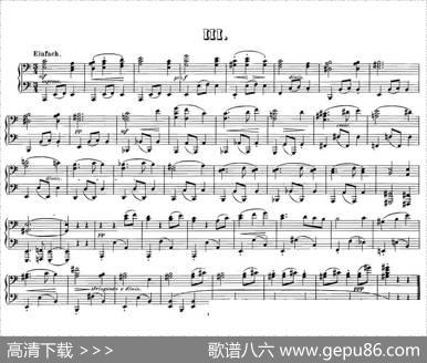 12WaltzesOp.594Hands（12首圆舞曲·四手联弹·Ⅲ）