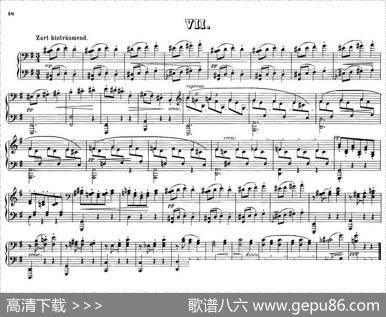 12WaltzesOp.594Hands（12首圆舞曲·四手联弹·Ⅶ）