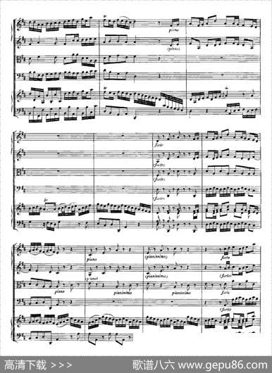HarpsichdConcertoinDMajBWV1054（D大调第三号古钢琴协奏曲·总谱）|约翰·塞巴斯蒂安·巴赫