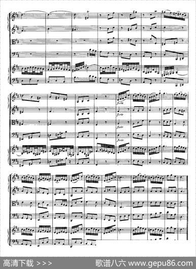 HarpsichdConcertoinDMajBWV1054（D大调第三号古钢琴协奏曲·总谱）|约翰·塞巴斯蒂安·巴赫
