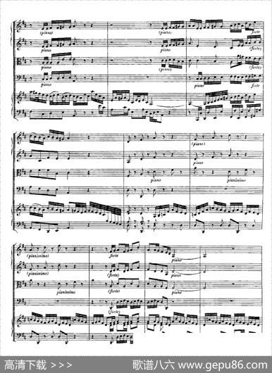 HarpsichdConcertoinDMajBWV1054（D大调第三号古钢琴协奏曲·总谱）|约翰·塞巴斯蒂安·巴赫