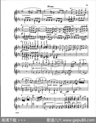 L'ArlesienneSuiteNo·2（阿莱城姑娘·第二组曲·四手联弹）|乔治·比才