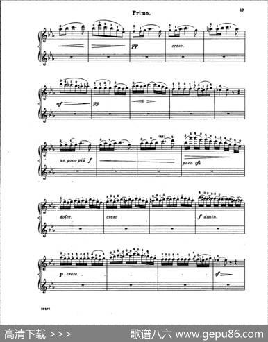 L'ArlesienneSuiteNo·2（阿莱城姑娘·第二组曲·四手联弹）|乔治·比才