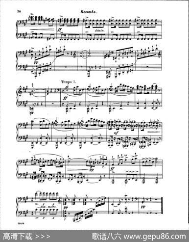 L'ArlesienneSuiteNo·2（阿莱城姑娘·第二组曲·四手联弹）|乔治·比才