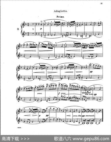 L'ArlesienneSuiteNo·1（阿莱城姑娘·第一组曲·四手联弹）|乔治·比才
