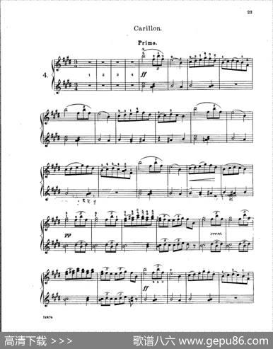 L'ArlesienneSuiteNo·1（阿莱城姑娘·第一组曲·四手联弹）|乔治·比才