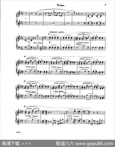 L'ArlesienneSuiteNo·1（阿莱城姑娘·第一组曲·四手联弹）|乔治·比才