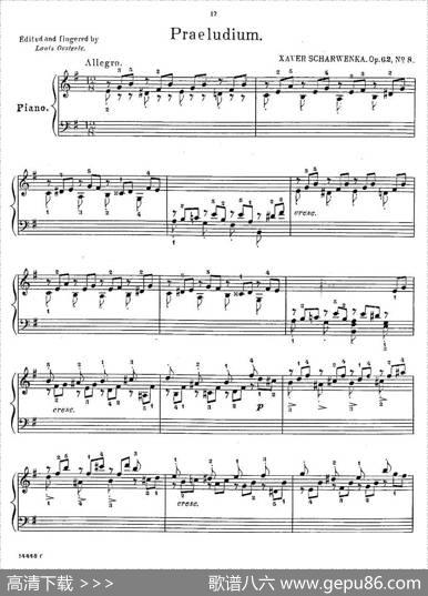 AlbumftheYoungOp·62（8·前奏曲Praeludium，e小调）|泽维尔·沙温卡