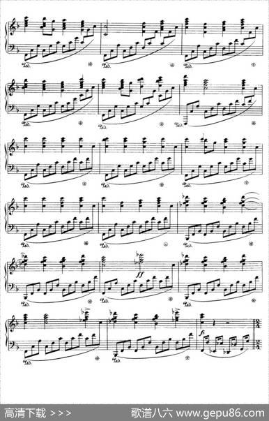 PianoSonatainFMajOp·12（F大调钢琴奏鸣曲·第三乐章）|简·西贝柳斯