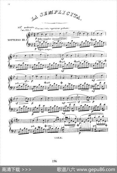 3NocturnesCaractéristiquesOp·45（3首个性夜曲·3）|亨利·赫尔茨