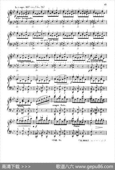 3NocturnesCaractéristiquesOp·45（3首个性夜曲·3）|亨利·赫尔茨