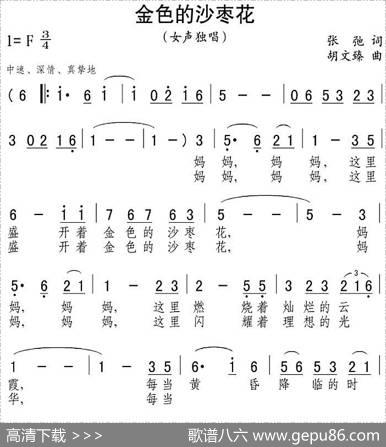 金色的沙枣花 - 张弛|胡文臻