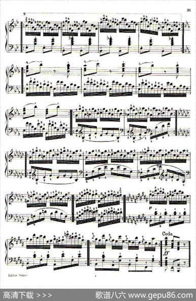 SchooloftheVirtuosoOp.365（60首钢琴高级练习曲·12）|卡尔·车尔尼