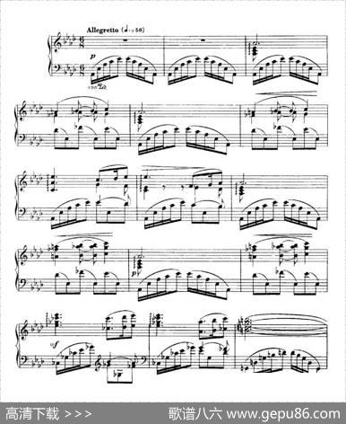 福雷13首船歌：BarcarolleNo·4inA-flat,Op·44|加布里埃尔·福雷