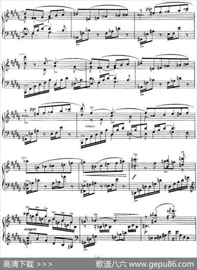 福雷13首船歌：BarcarolleNo·6inE-flat,Op·70|加布里埃尔·福雷