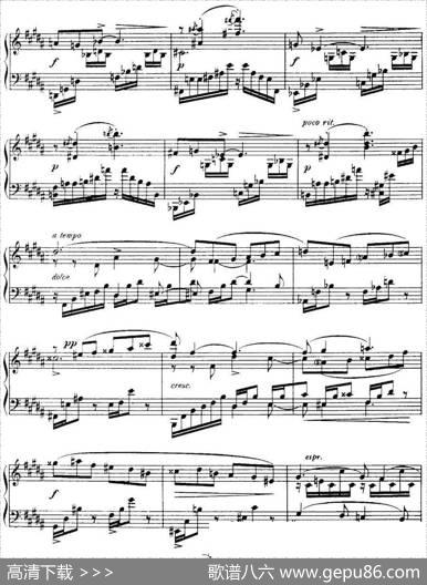 福雷13首船歌：BarcarolleNo·6inE-flat,Op·70|加布里埃尔·福雷