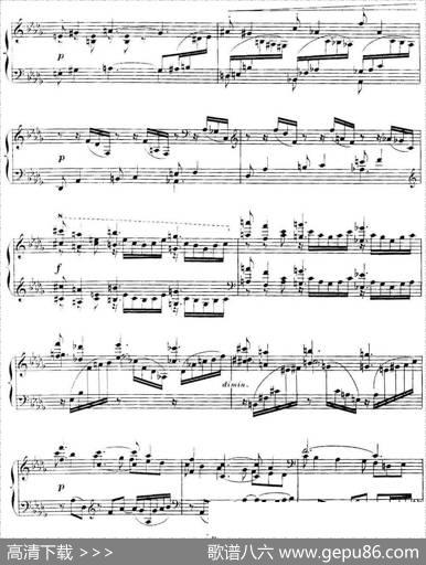 福雷13首船歌：BarcarolleNo·8inD-flat,Op·96|加布里埃尔·福雷
